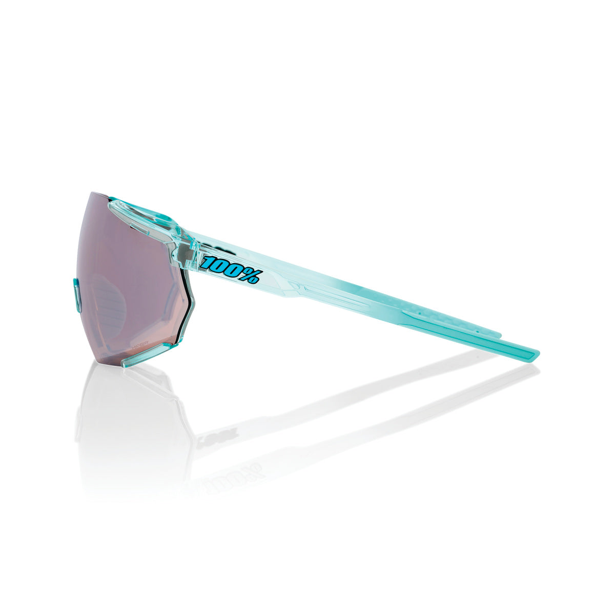 RACETRAP 3.0 - Polished Translucent Mint - HiPER Silver Mirror Lens